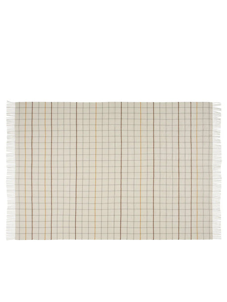 Quito Plaid, honey white fra Silkeborg Uldspinderi - 2 - Jacobsen Plus