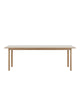 ESSENTIAL OAK spisebord 220x90 cm Mushroom, fra WB Manufaktur