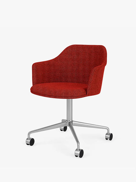 Rely HW51 Stuhl von &Tradition - Hallingdal 596 / Poliertes Aluminium - Jacobsen Plus