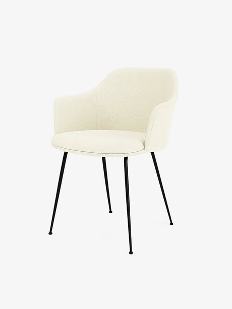 Rely HW36 Stuhl von &Tradition - Hallingdal 100 / Schwarzes Aluminium - Jacobsen Plus