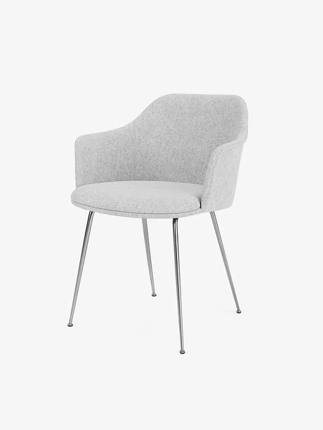 Rely HW36 Stuhl von &Tradition - Hallingdal 116 / Poliertes Aluminium - Jacobsen Plus