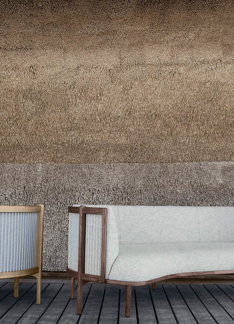 RF1903L Sideways Sofa von Carl Hansen & Søn - Geölte Walnuss - Hallingdal 116 - Jacobsen Plus