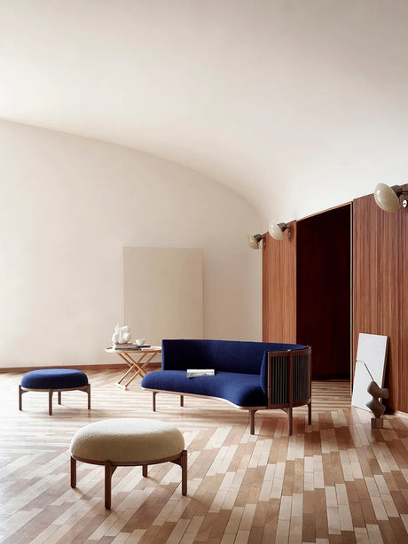RF1903L Sideways Sofa von Carl Hansen & Søn - Geölte Walnuss - Hallingdal 116 - Jacobsen Plus