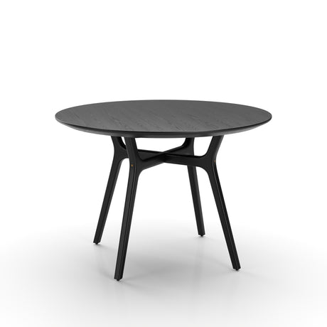 Rén Esstisch Ø110 cm, schwarz bemalte Eiche von Stellar Works - 1 - Jacobsen Plus