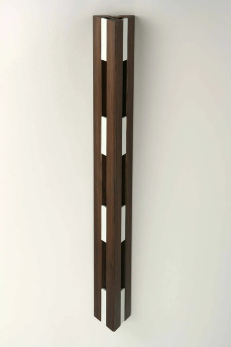 KNAX Wächtehalter von LoCa - Geräucherte Eiche / Graue Haken - Jacobsen Plus