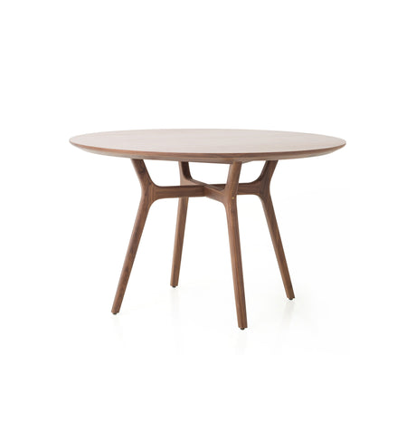 Rén Esstisch Ø110 cm, Walnuss von Stellar Works - 1 - Jacobsen Plus
