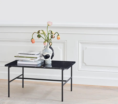 Rebar Coffee Table von HAY - Schwarz / Schwarz Marble - Jacobsen Plus