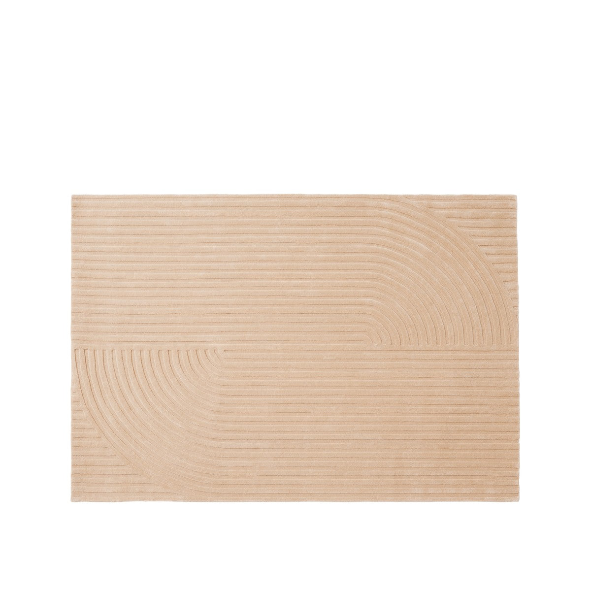Muuto - Relevo Quattro gulvtæppe, 170 x 240 cm - Light Rose - Jacobsen Plus