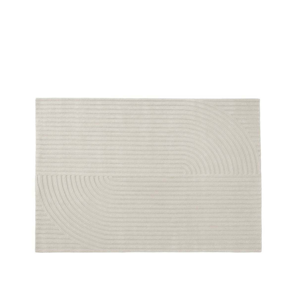 Muuto - Relevo Quattro gulvtæppe, 170 x 240 cm - Off white - Jacobsen Plus