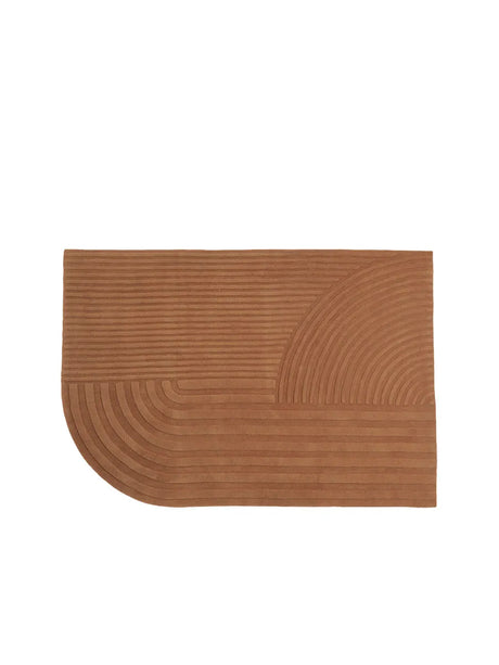 Relevo Rug, 170 x 240 cm von Muuto - Burnt Orange - Jacobsen Plus