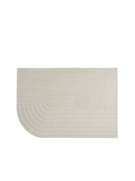 Relevo Rug, 170 x 240 cm von Muuto - Offwhite - Jacobsen Plus