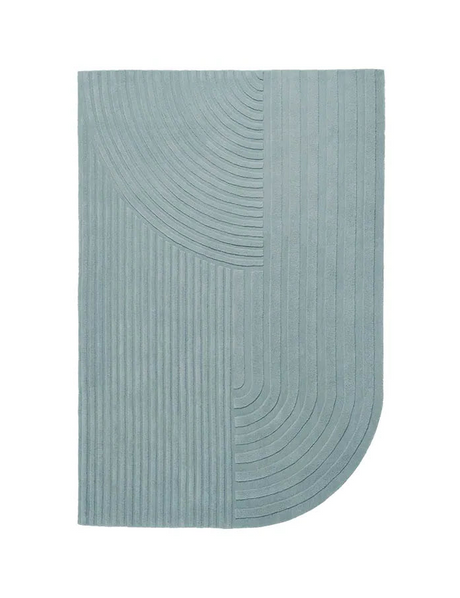 Relevo Rug, 170 x 240 cm von Muuto - Salbeigrün - Jacobsen Plus
