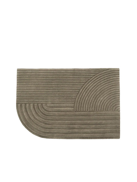 Relevo Rug, 170 x 240 cm von Muuto - Taupe - Jacobsen Plus