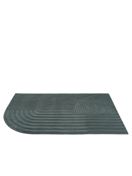 Relevo Rug, 200 x 300 cm von Muuto - Dunkelgrün - Jacobsen Plus
