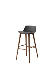 Rely HW123 bar stool, walnut fra &Tradition