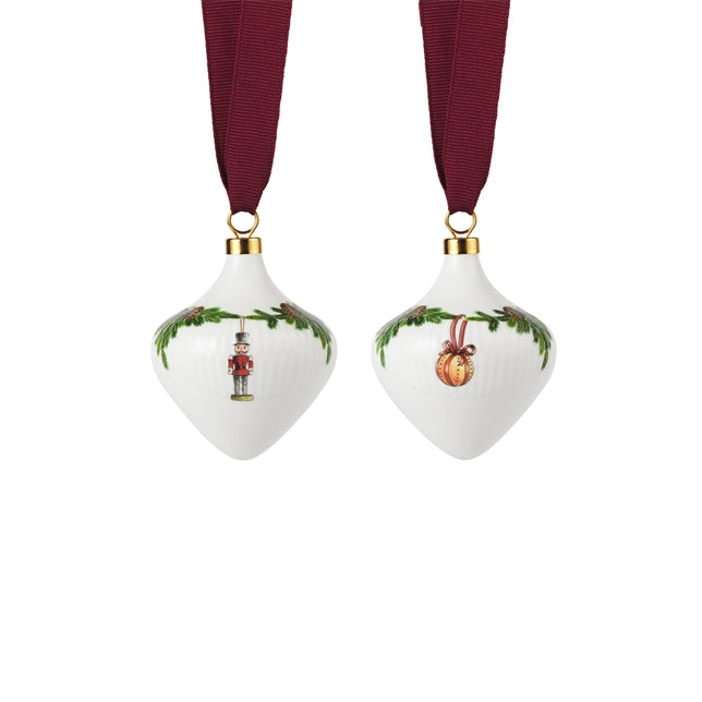 Stjerne Riflet Jul Ornamenten 2 Stk. von Royal Copenhagen - 2 - Jacobsen Plus