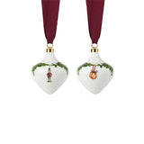 Stjerne Riflet Jul Ornamenten 2 Stk. von Royal Copenhagen - 2 - Jacobsen Plus