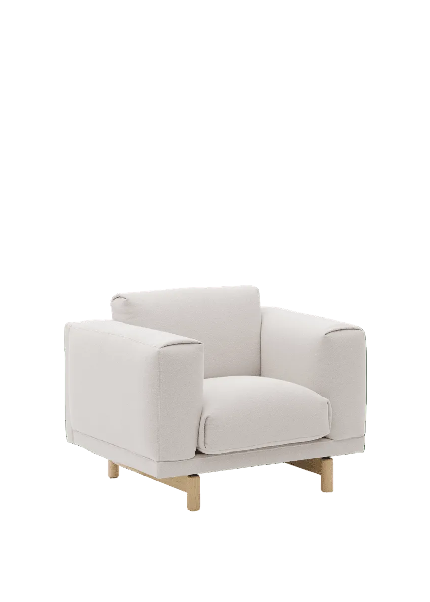 Muuto - Rest Lounge-Sessel - Acca 121 - Egetræsstel - Jacobsen Plus