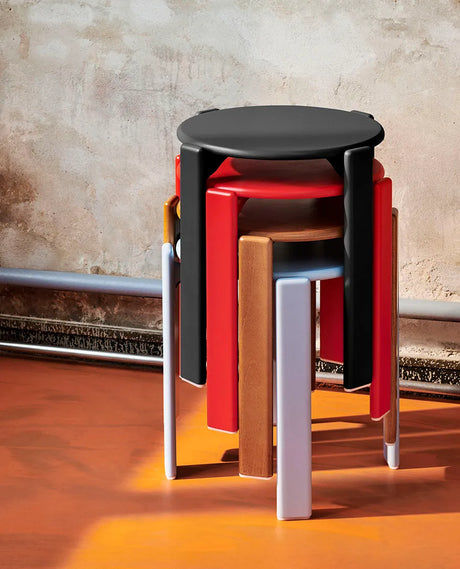 Rey Stool von HAY - Tiefschwarz - Jacobsen Plus