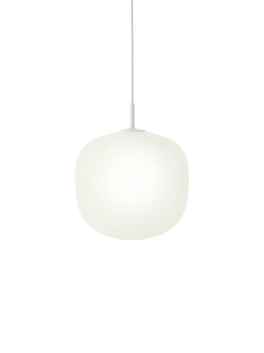 Rime Pendant Lampe, Ø 25 cm fra Muuto - White - Jacobsen Plus