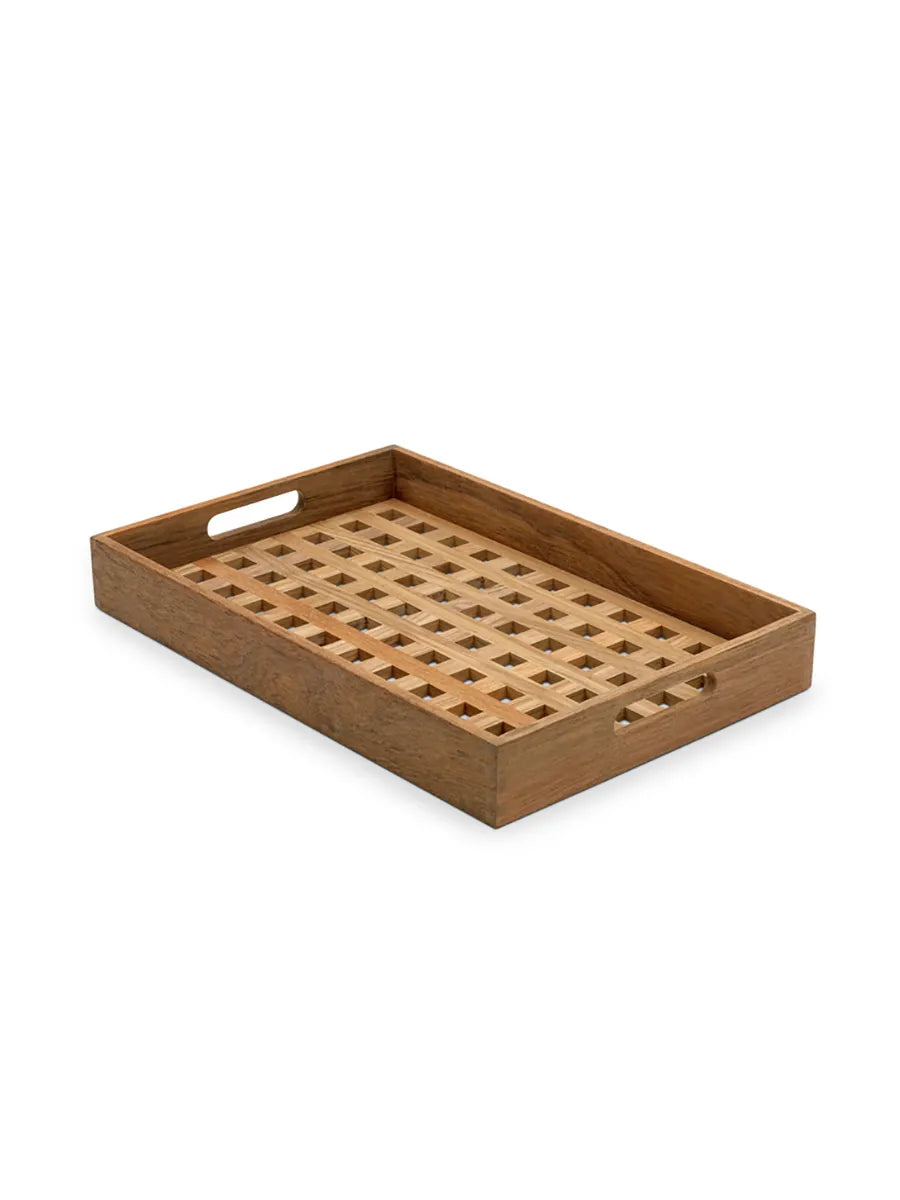 Skagerak Fionia Tablett 48x32 von Fritz Hansen - Teak - Jacobsen Plus