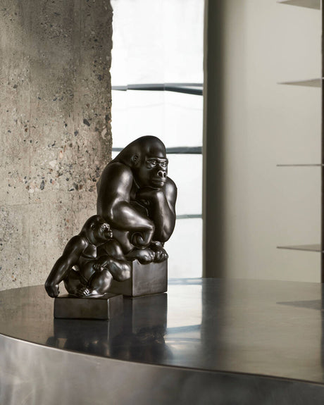 Gorilla Figur grafit 20,5 cm von Royal Copenhagen - 4 - Jacobsen Plus