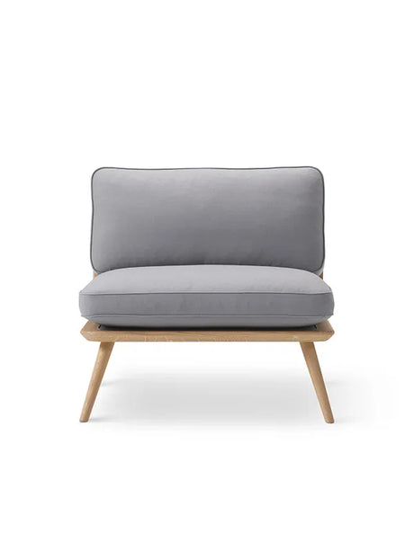 Spine Lounge Chair von Fredericia Furniture - Stofgruppe 0 / Lackierte Eiche - Jacobsen Plus