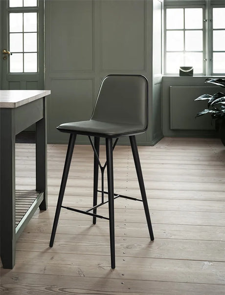 Spine Barstool von Fredericia Furniture - Stofgruppe 0 / Eg lackiert - Jacobsen Plus