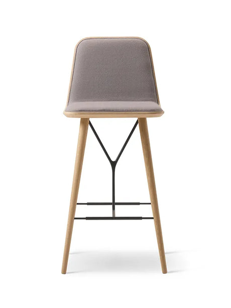 Spine Barstool von Fredericia Furniture - Stofgruppe 0 / Eg lackiert - Jacobsen Plus