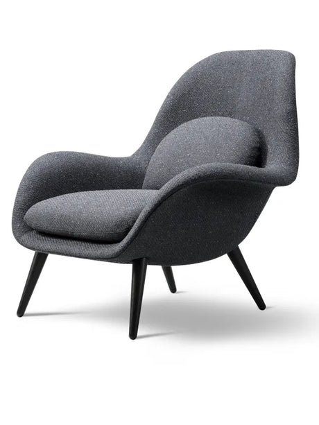 Swoon Lehnstühle von Fredericia Furniture - Textilgruppe 1 / Eg lackiert - Jacobsen Plus