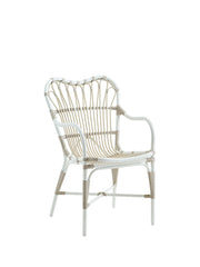 Margret Outdoor Speisestuhl, Dove White von Sika-Design