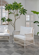 Caroline Exterior Sessel, Dove White fra Sika-Design - 2 - Jacobsen Plus