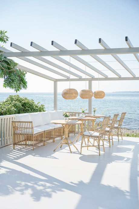 Nicole Cafébord Ø80 von Sika-Design - Mandel - Jacobsen Plus