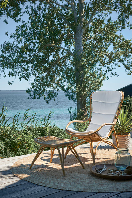 Monet Exterior Fußhocker von Sika-Design - Kein Kissen - Jacobsen Plus