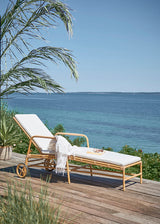 Josephine Exterior Liegestuhl, Natural von Sika-Design - 1 - Jacobsen Plus