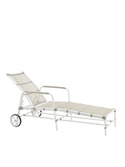 Josephine Exterior Liegestuhl, Dove White von Sika-Design