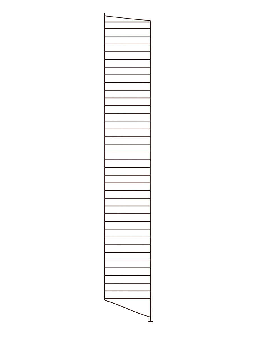 Bodenblende von String - Dunkelbraun / 2 Stk. - 200x30 cm - Jacobsen Plus