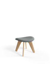 Slab Ottoman von Tom Dixon - Natural Oak - Hallingdal 0130 - Jacobsen Plus