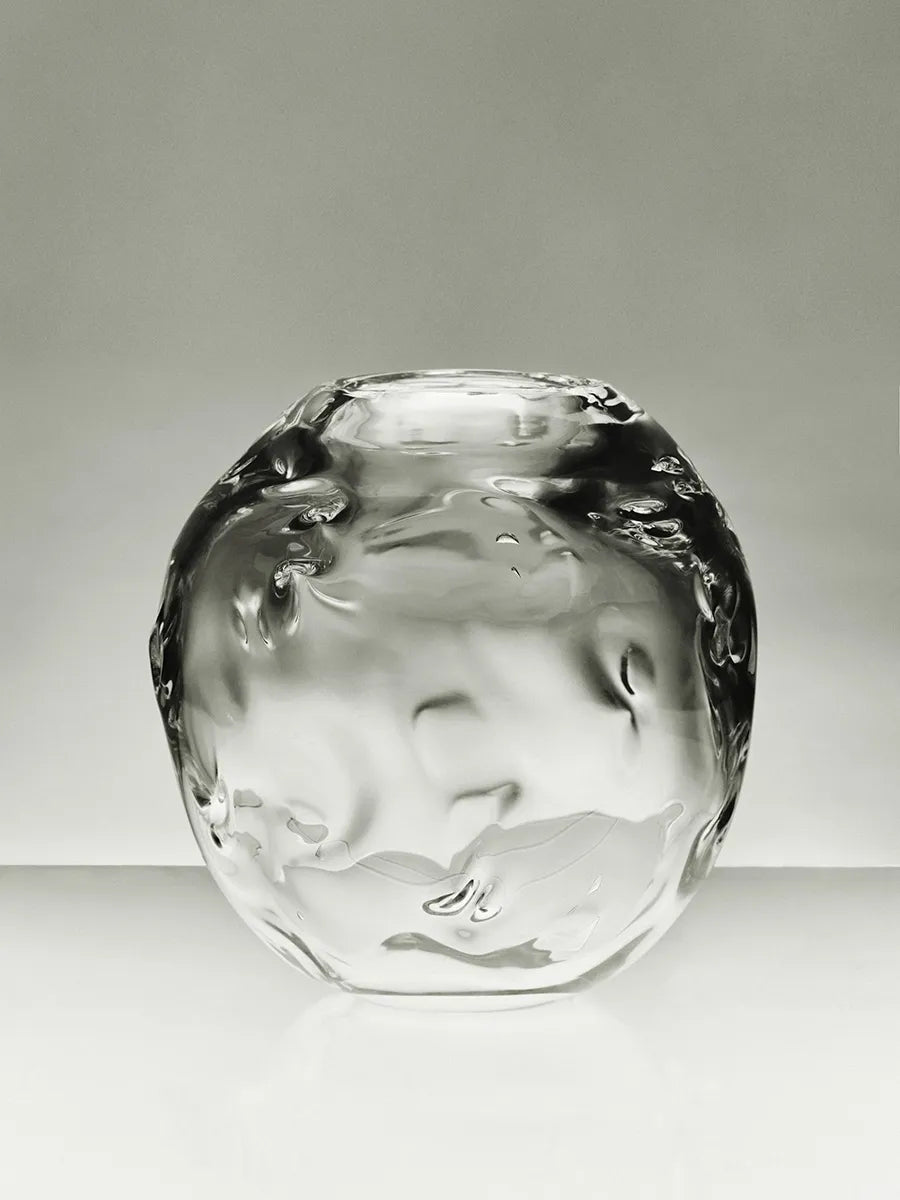 S.R. Vintage Vase Deco Clear fra Louise Roe - 1 - Jacobsen Plus