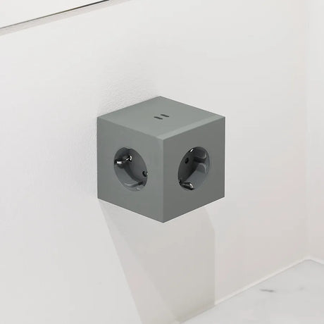 Square 2 Steckdose mit USB, grün von Avolt - 5 - Jacobsen Plus