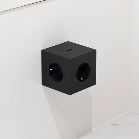 Square 2 Steckdose mit USB, Schwarz von Avolt - 5 - Jacobsen Plus