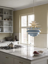 PH Snowball, dusty blue/brass von Poul Henningsen - 2 - Jacobsen Plus