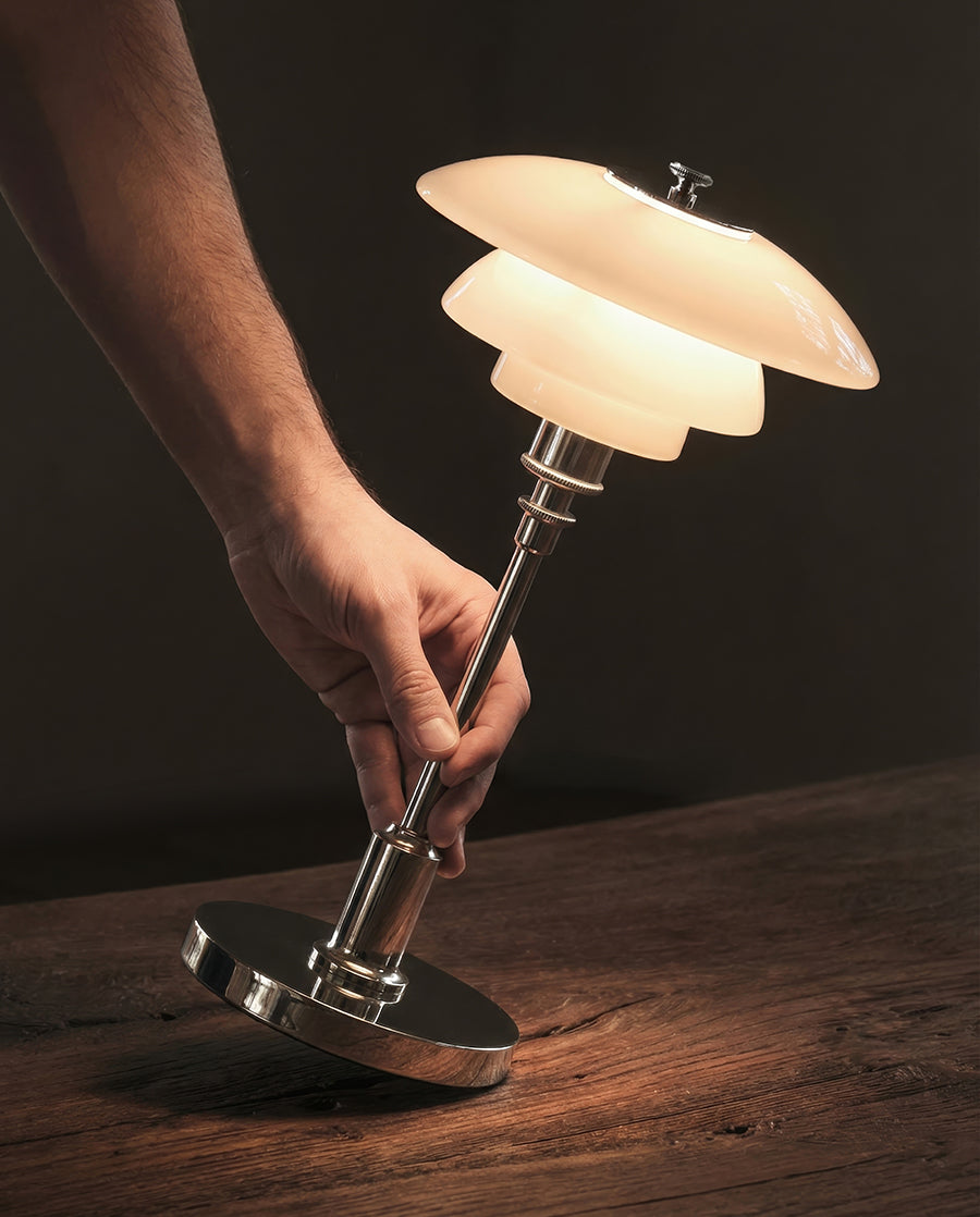 PH 1/1 Portable bordlampe, krom fra Louis Poulsen - 7 - Jacobsen Plus