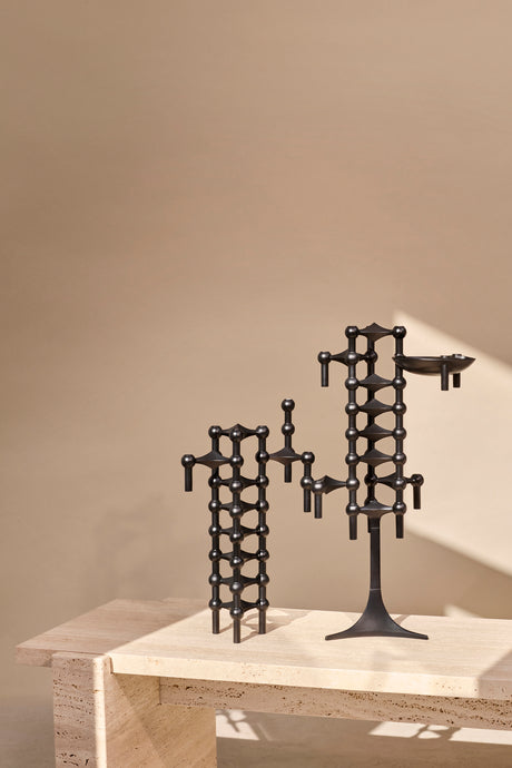 Nagel Kerzenständer, schwarz von STOFF Nagel - 1 Stk. - Jacobsen Plus