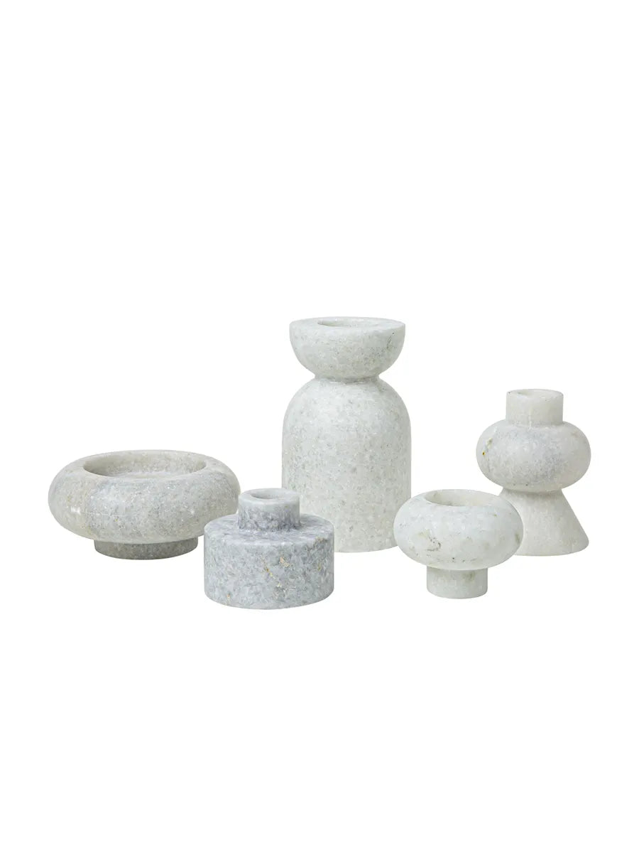 Stone Stacking Candleholder White fra Tom Dixon - 2 - Jacobsen Plus