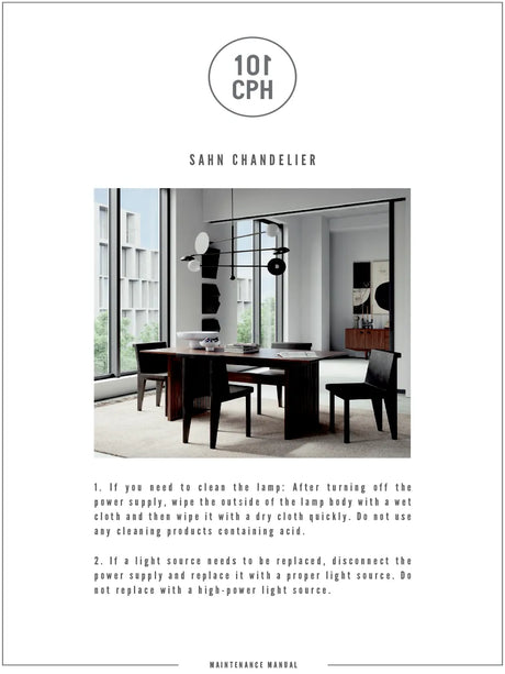 Sahn Chandelier, Bronze von 101 Copenhagen - Bronze - Jacobsen Plus