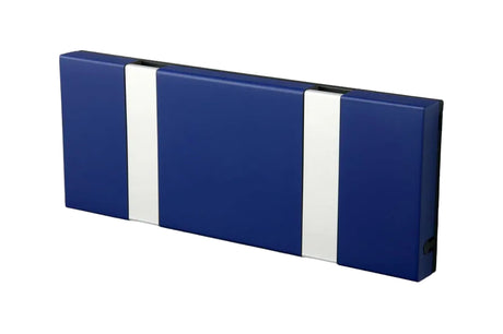 KNAX Garderobenleiste mit zwei Haken von LoCa - Sapphire / Graue Haken - Jacobsen Plus