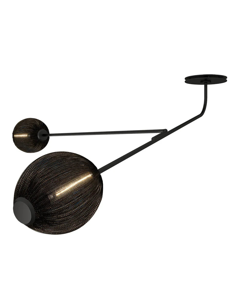 Satellit Wandleuchte von GUBI - Soft Black - Jacobsen Plus