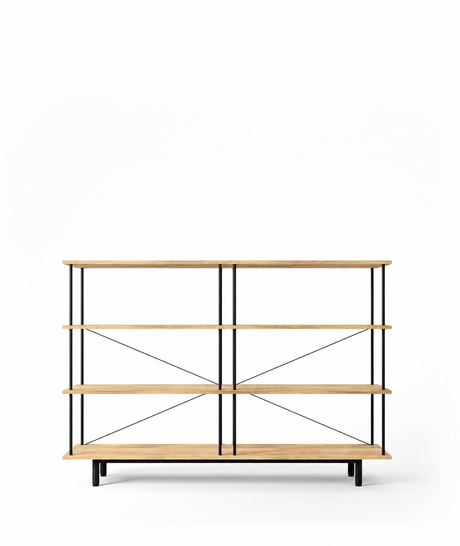 Seiton Regal 4 in Eiche von Stellar Works - 1 - Jacobsen Plus