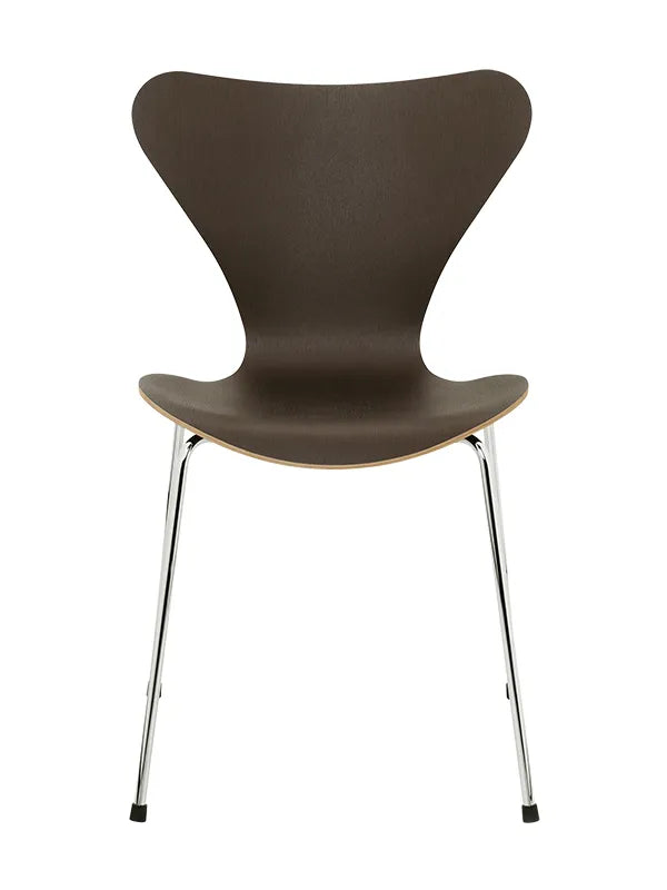 3107 Serie 7 Stuhl, Naturfurnier von Arne Jacobsen - Dunkel gebeizte Eiche - Jacobsen Plus